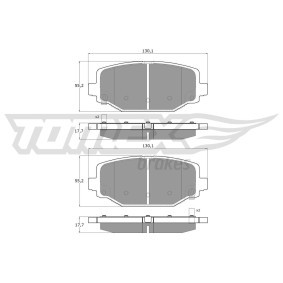 Köp Bromsbelägg av TOMEX brakes TX 19-05 till det låga priset 495,99 kr