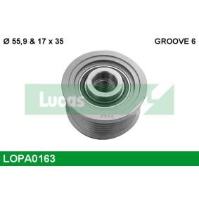 Achetez des Poulie roue libre, alternateur LUCAS LOPA0163 à prix pour 50,55 €