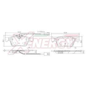 Bremsbeläge von AP XENERGY günstig für 58,71 €