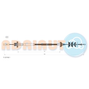 Acquista Cavo frizione da ADRIAUTO 11.0116.1 a buon mercato per soli 19,74 €