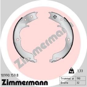 Comprar Zapata de freno de mano de ZIMMERMANN 10990.159.8 a bajo precio de 55,74 €