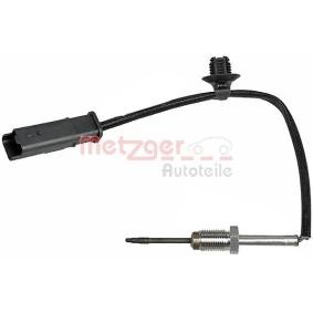 Compre Sensor, temperatura dos gases de escape de METZGER online para JUMPY Camião de plataforma/chassis a preços moderados