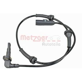 Comprar Sensor ABS de METZGER 09001109 a bajo precio de 28,44 €