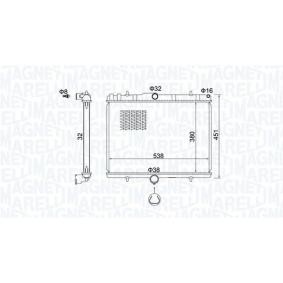 Achetez des Radiateur de chez MAGNETI MARELLI en ligne pour Jumpy II MPV (VF7) à prix modérés
