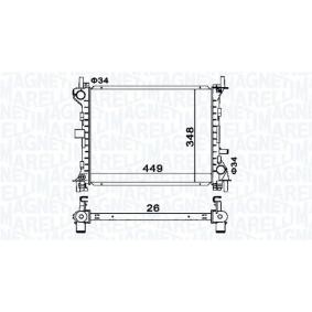 Kühler, Motorkühlung 350213160300