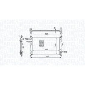 Achetez des Radiateur de chez MAGNETI MARELLI en ligne pour Combo Mk III (D) Van / Break (X12) à prix modérés