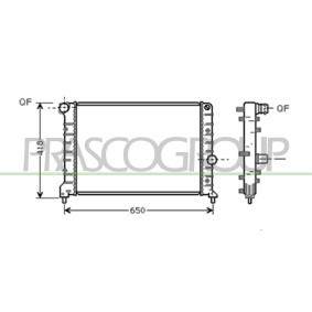 Achetez des Radiateur du moteur PRASCO AA210R003 à prix pour 143,41 €