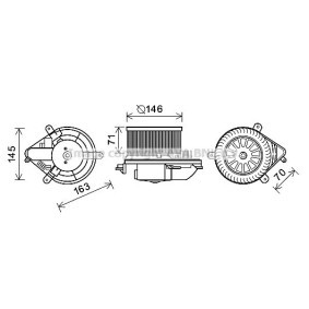 Achetez des Radiateur du moteur PRASCO AD016R001 à prix pour 71,04 €