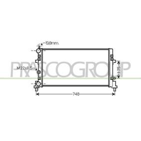 Achetez des Radiateur du moteur PRASCO AD120R003 à prix pour 77,11 €