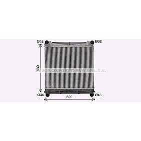 Kjøp Intercooler av PRASCO AU4343 til den lave prisen 5642,50 NOK