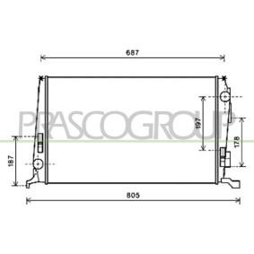 Achetez des Radiateur du moteur PRASCO DA820R001 à prix pour 176,17 €