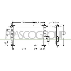 Achetez des Radiateur du moteur PRASCO DW322R003 à prix pour 75,48 €