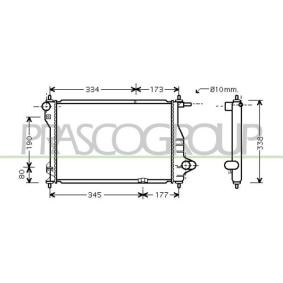 Achetez des Radiateur du moteur PRASCO DW324R002 à prix pour 78,46 €