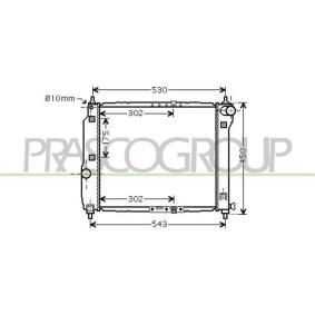 Achetez des Radiateur du moteur PRASCO DW326R001 à prix pour 68,51 €