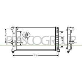 Achetez des Radiateur du moteur PRASCO FT908R001 à prix pour 77,69 €