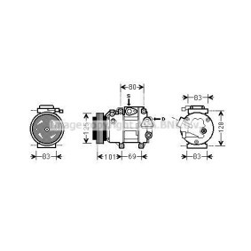 Acquista Compressore aria condizionata da PRASCO HYAK240 a buon mercato per soli 448,77 €