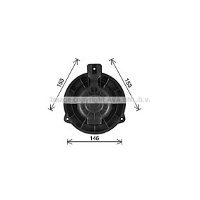 Achetez des Moteur électrique, pulseur d'air d'habitacle PRASCO KA8313 à prix pour 166,19 €