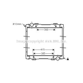 Achetez des Radiateur du moteur PRASCO RN086R005 à prix pour 139,17 €