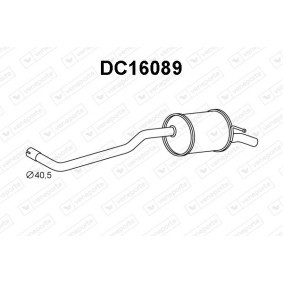 Endschalldämpfer DC16089 von VENEPORTE günstig für 100,78 € online kaufen
