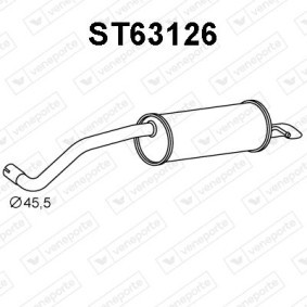 Endschalldämpfer ST63126 von VENEPORTE günstig für 101,81 € online kaufen