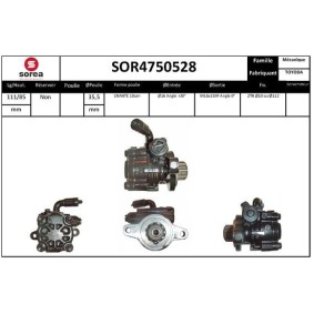Achetez des Pompe de direction assistée EAI SOR4750528 à prix pour 404,77 €