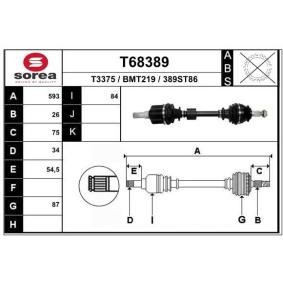 Comprar Árbol de transmisión de EAI T68389 a bajo precio de 136,99 €