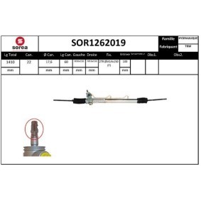 Lenkgetriebe SOR1262019 für FIAT
