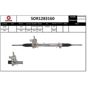 Achetez des Crémaillère de direction SNRA SOR1283160 à prix pour 492,43 €
