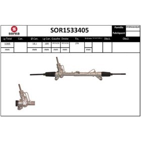 Achetez des Crémaillère de direction SNRA SOR1533405 à prix pour 492,43 €