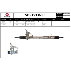 Achetez des Crémaillère de direction SNRA SOR1533600 à prix pour 468,88 €