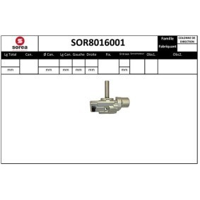 Köp Rattstång och elektrisk servostyrning av SNRA SOR8016001 till det låga priset 9433,56 kr