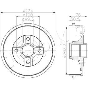RENAULT Bremstrommel von JAPKO