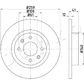 Bremsscheibe 600719 für SMART