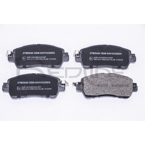 Bremsbeläge 27MZ048 für MAZDA