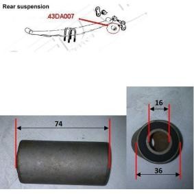 Köp Bussning, bladfjäder av RED-LINE 43DA007 till det låga priset 108,16 kr
