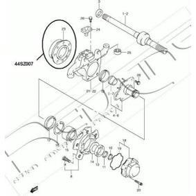 Dichtung, Differential von RED-LINE 44SZ007