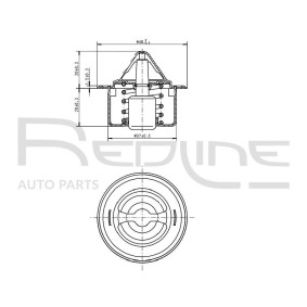 Kühlwasserthermostat von RED-LINE 55CV000