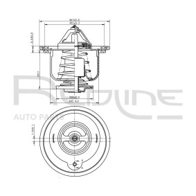 Thermostat des Herstellers RED-LINE - Originalware Artikelnummer: 55HO005