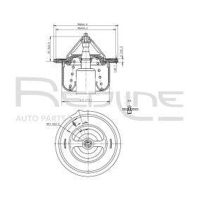 HYUNDAI Kühlwasserthermostat von RED-LINE