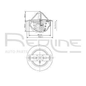 Kühlwasserthermostat von RED-LINE 55SZ006