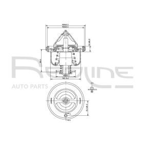Kühlwasserthermostat von RED-LINE 55TO006