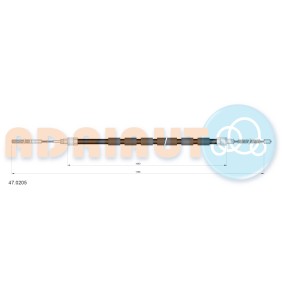 Handbremsseil 47.0205