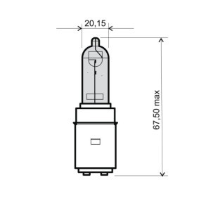 Glühlampe, Fernscheinwerfer von RMS
