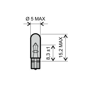 Glühlampe, Instrumentenbeleuchtung von RMS