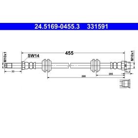Bremsschlauch von ATE 24.5169-0455.3