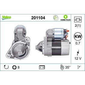 Köp Startmotor av VALEO 201104 till det låga priset 7083,60 kr