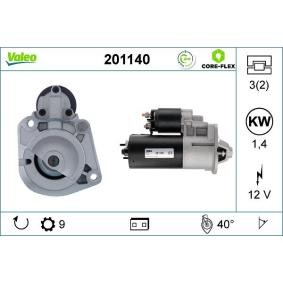 Köp Startmotor av VALEO 201140 till det låga priset 2092,36 kr
