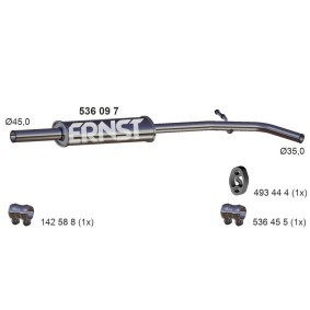 Mittelschalldämpfer 536097