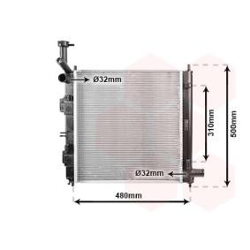 Kjøp Radiator, motorkjøling av VAN WEZEL 83012728 til den lave prisen 1628,69 NOK