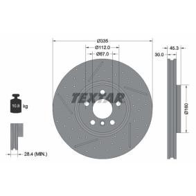 Bremsscheibe 92317105 für MINI